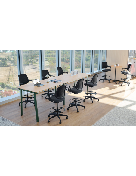 Барне крісло KRESLALUX BARSTOOL NIRO-D34 GREEN