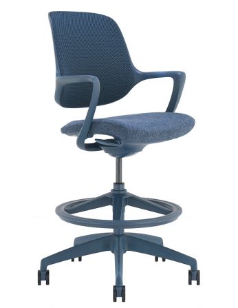 Барне крісло KRESLALUX BARSTOOL NIRO-D36 BLUE