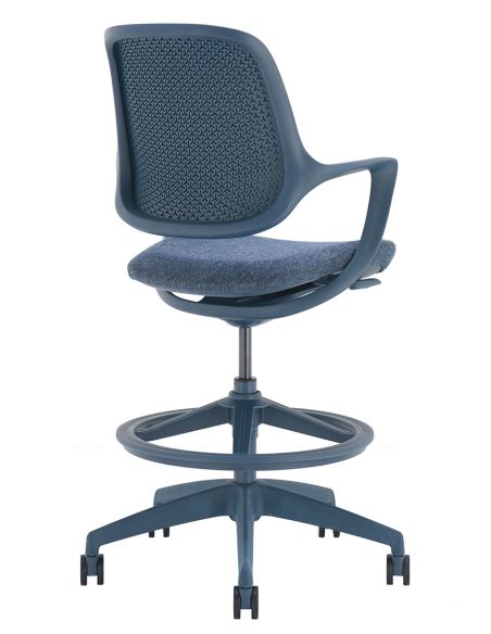 Барне крісло KRESLALUX BARSTOOL NIRO-D36 BLUE