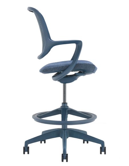 Барне крісло KRESLALUX BARSTOOL NIRO-D36 BLUE