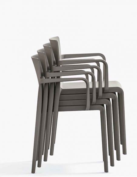 Стілець PEDRALI VOLT 675 Сірий