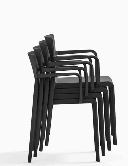 Стілець PEDRALI VOLT 675 Графітовий