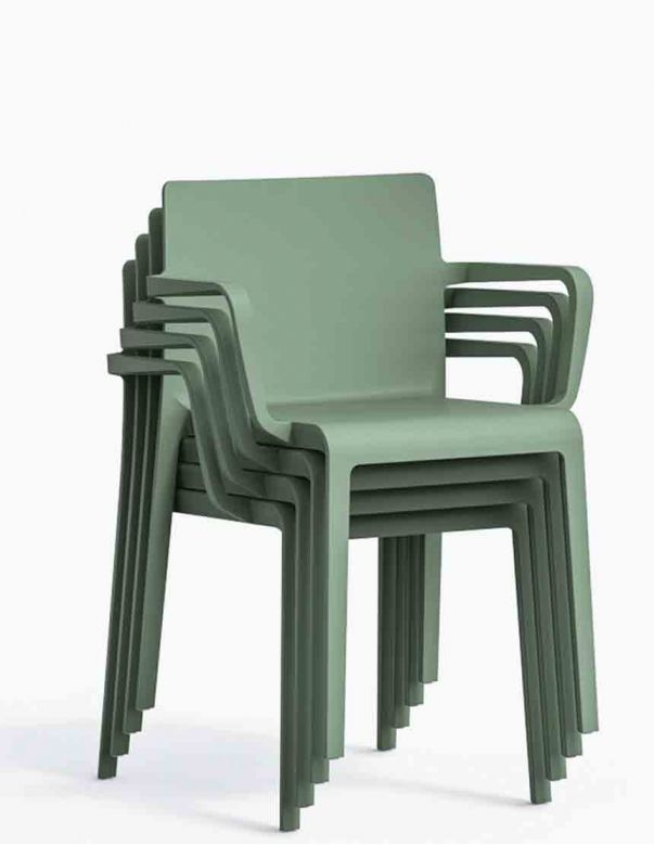 Стілець PEDRALI VOLT 675 Зелений