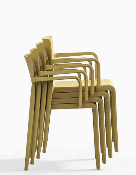 Стілець PEDRALI VOLT 675 Жовтий