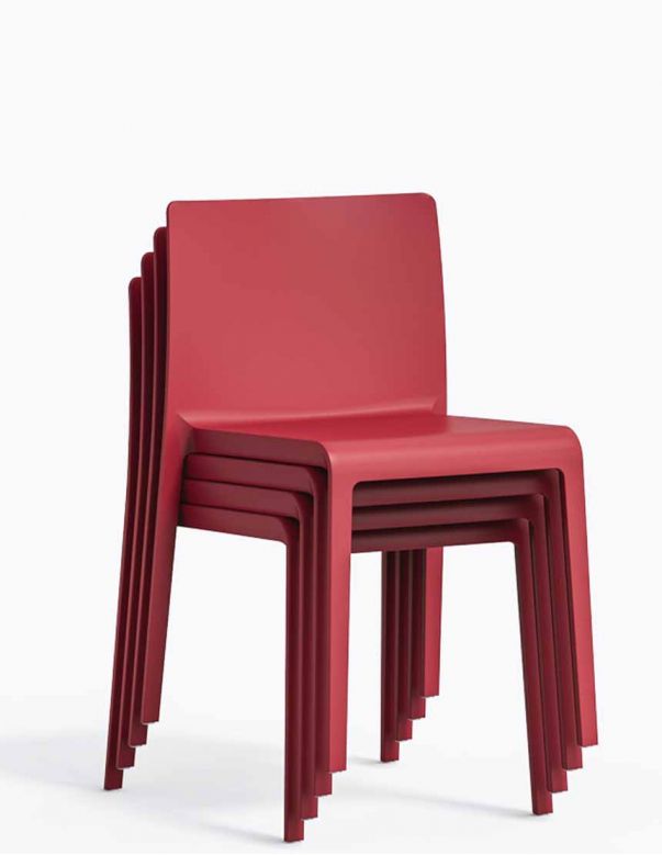 Стілець PEDRALI VOLT 670 Червоний