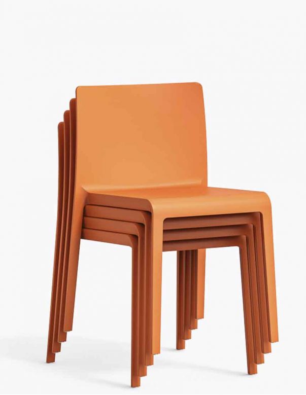 Стілець PEDRALI VOLT 670 Помаранчевий