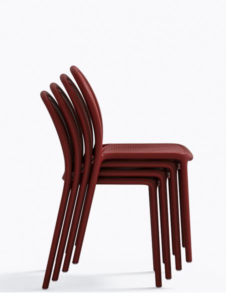 Стілець PEDRALI REMIND 3730 RO червоний