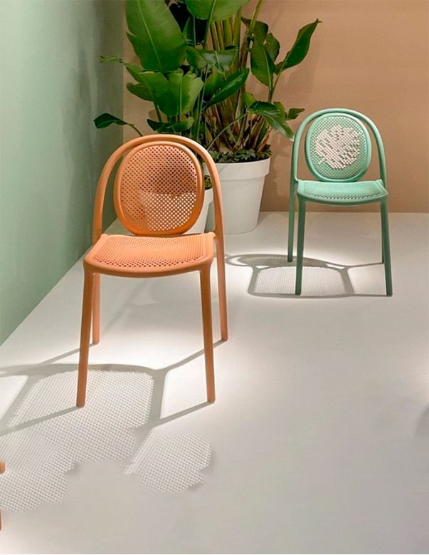 Стілець PEDRALI REMIND 3730 SA сірий