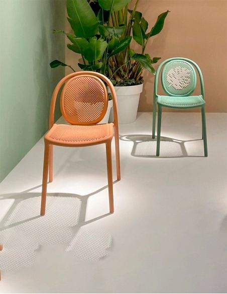 Стілець PEDRALI REMIND 3730 SA сірий