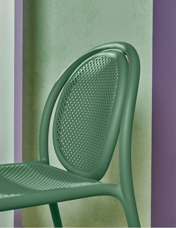 Стілець PEDRALI REMIND 3730 VE зелений