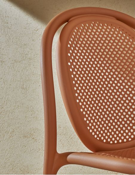 Стілець PEDRALI REMIND 3730 TE помаранчевий