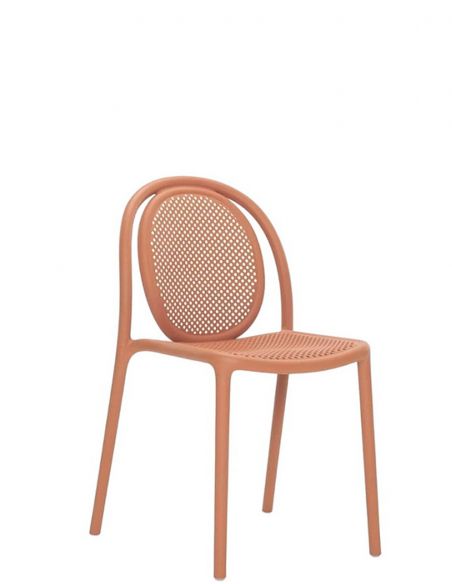 Стілець PEDRALI REMIND 3730 TE помаранчевий