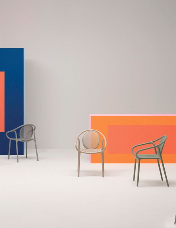 Стілець PEDRALI REMIND 3735 SA сірий