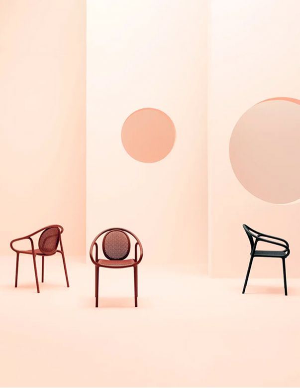 Стілець PEDRALI REMIND 3735 SA сірий