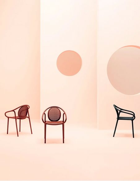 Стілець PEDRALI REMIND 3735 SA сірий