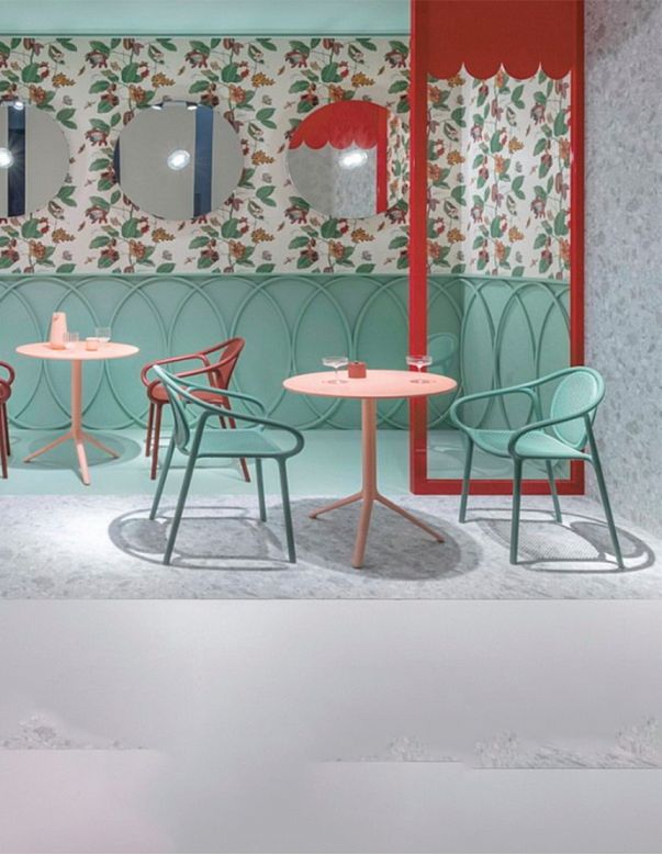 Стілець PEDRALI REMIND 3735 VE зелений