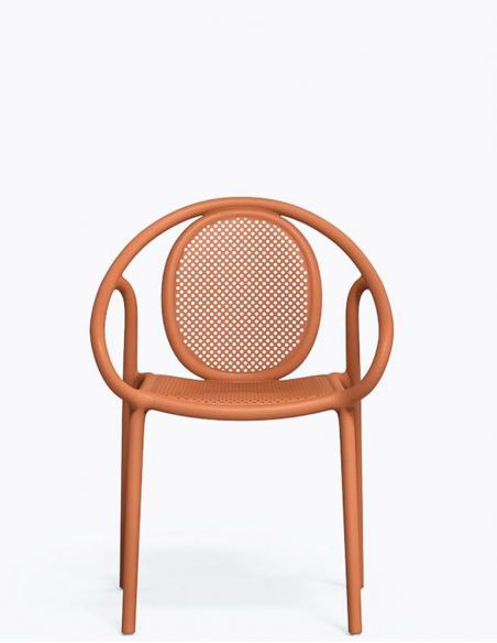 Стілець PEDRALI REMIND 3735 TE помаранчевий