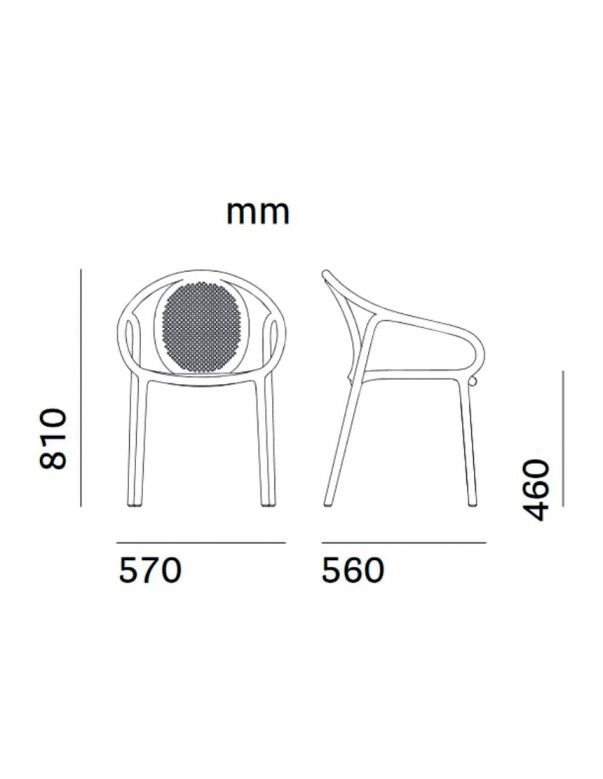 Стілець PEDRALI REMIND 3735 TE...