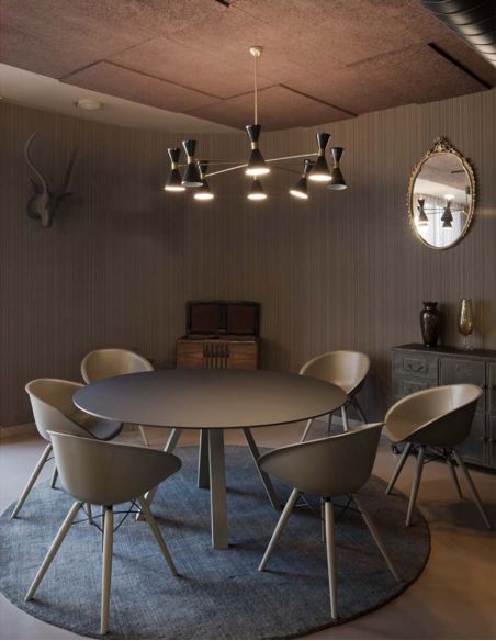 Стілець PEDRALI GLISS WOOD 904/F Шкіряний