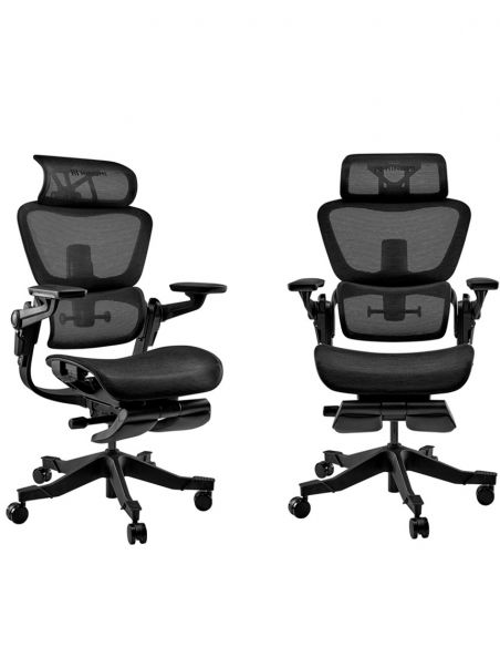 КРІСЛО HINOMI H1 PRO V2 BLACK, ергономічне