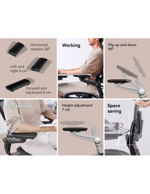 КРІСЛО HINOMI H1 PRO V2 BLACK,...