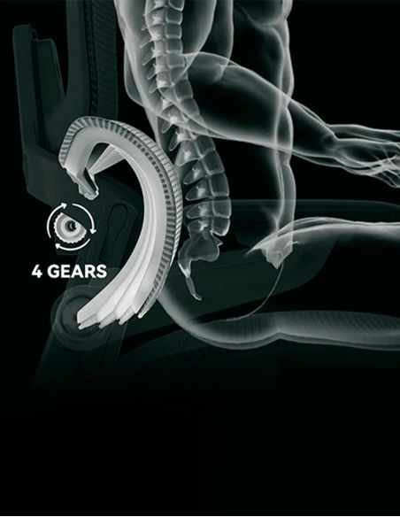 КРІСЛО HINOMI H1 PRO V2 BLACK, ергономічне