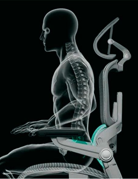 КРІСЛО HINOMI H1 PRO V2 BLACK, ергономічне