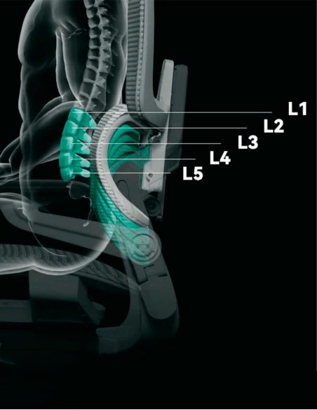 КРІСЛО HINOMI H1 PRO V2 BLACK, ергономічне