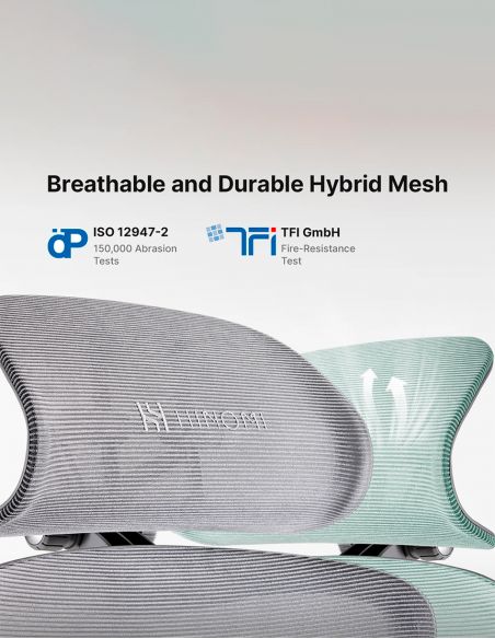 КРІСЛО HINOMI H1 PRO V2 BLACK, ергономічне