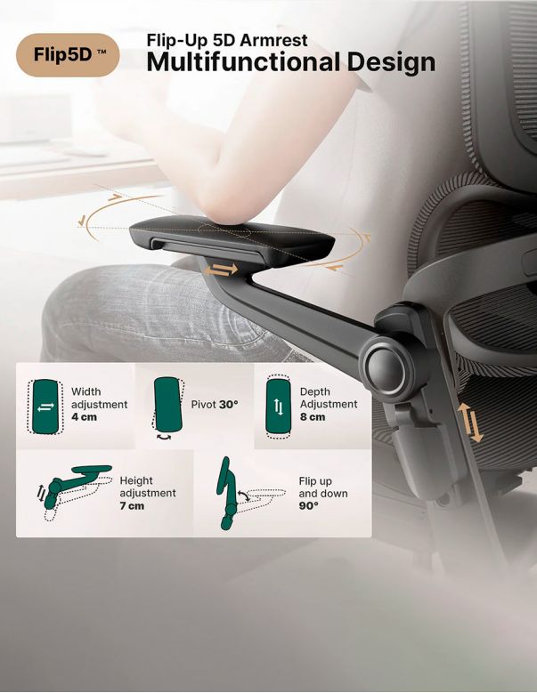 КРІСЛО HINOMI H1 PRO V2 GREY,...