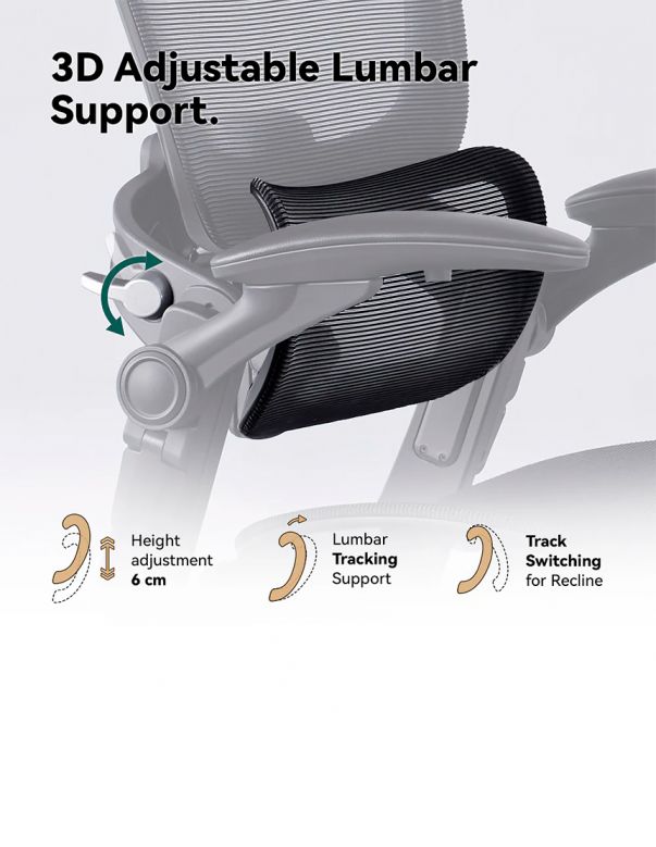 КРІСЛО HINOMI H1 CLASSIC V3 BLACK,...