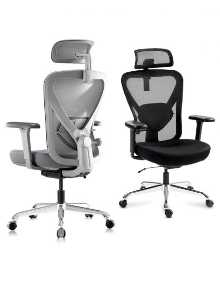 КРІСЛО HINOMI Q1 BLACK, ергономічне