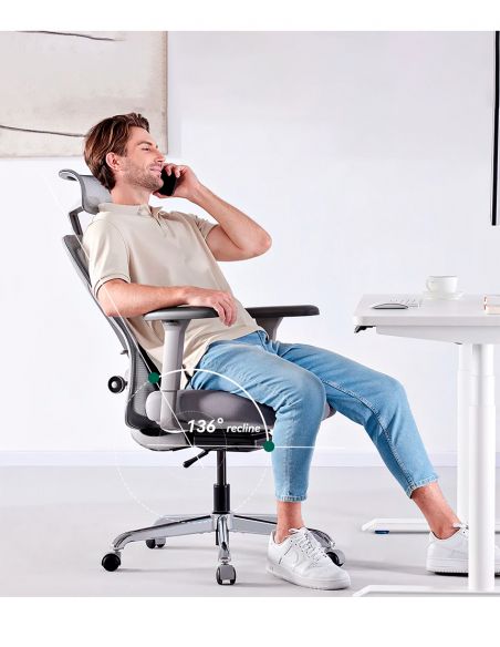 КРІСЛО HINOMI Q1 BLACK, ергономічне