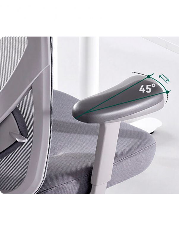 КРІСЛО HINOMI Q1 BLACK, ергономічне