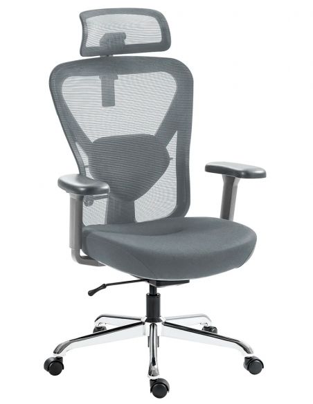 КРІСЛО HINOMI Q1 GREY, ергономічне