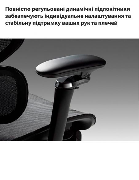 КРІСЛО HINOMI  X2 PRO BLACK, ергономічне