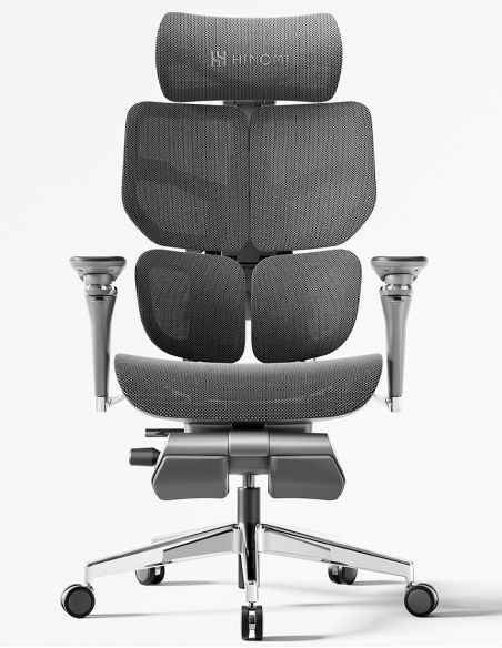 КРІСЛО HINOMI X2 PRO GREY, ергономічне