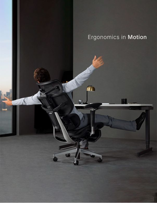 КРІСЛО HINOMI X2 PRO GREY, ергономічне