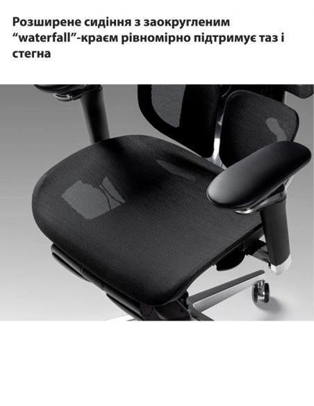 КРІСЛО HINOMI X2 PRO GREY, ергономічне