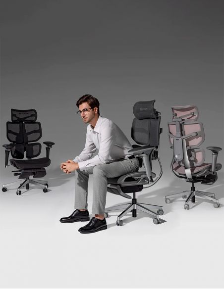 КРІСЛО HINOMI X2 PRO PINK, ергономічне