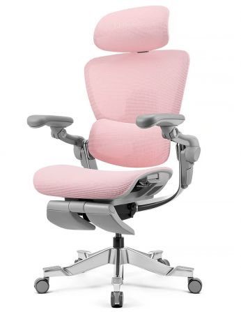 КРІСЛО HINOMI H2 PRO MIST PINK, ергономічне, з підставкою...