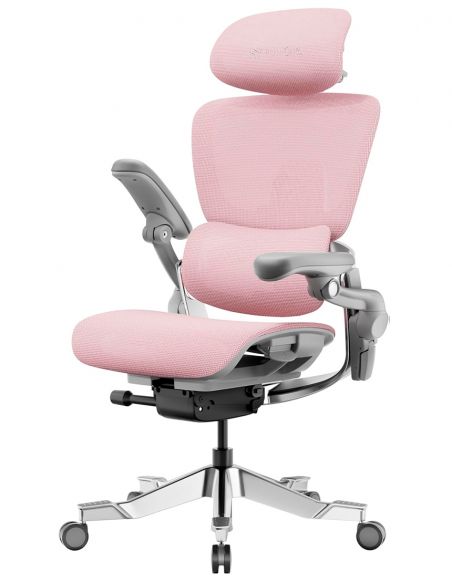 КРІСЛО HINOMI H2 PRO MIST PINK, ергономічне, з підставкою для ніг