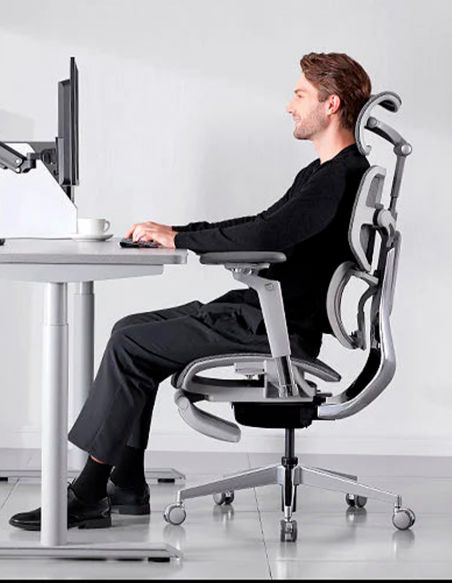 КРІСЛО HINOMI H2 PRO MINT GREEN, ергономічне, з підставкою для ніг