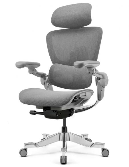 КРІСЛО HINOMI H2 PRO MOON GREY, ергономічне