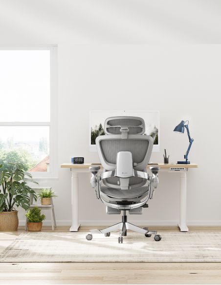 КРІСЛО HINOMI H2 PRO MOON GREY, ергономічне