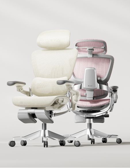 КРІСЛО HINOMI H2 PRO CREAM WHITE, ергономічне