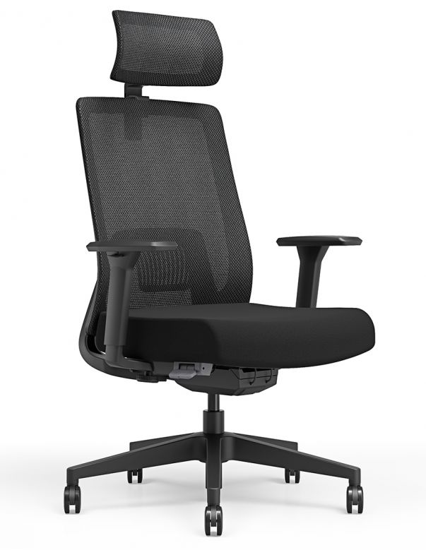 Крісло KRESLALUX TANIT ALL BLACK,...