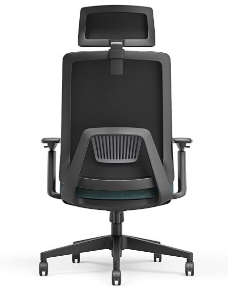 Крісло KRESLALUX TANIT DARK GREY and BLUE, ергономічне