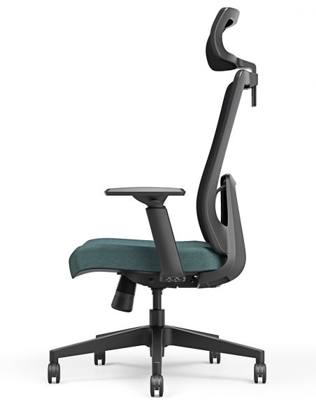 Крісло KRESLALUX TANIT DARK GREY and BLUE, ергономічне