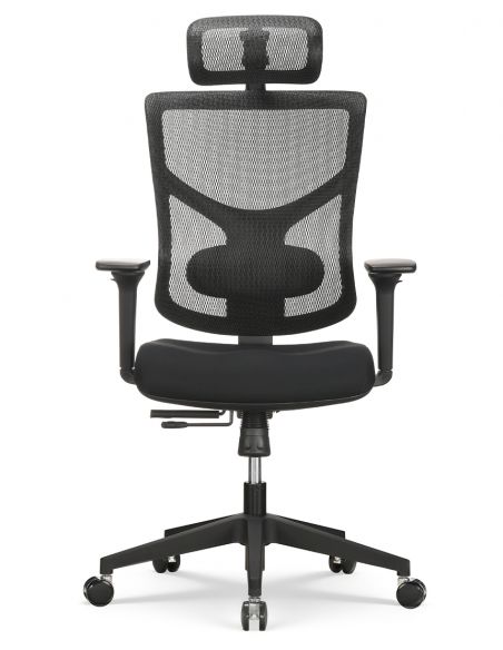Крісло HOOKAY STAR 2 BLACK (STE2-MF01) для оператора, ергономічне